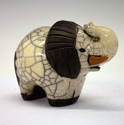 Lot 468 - Crackleware elephant