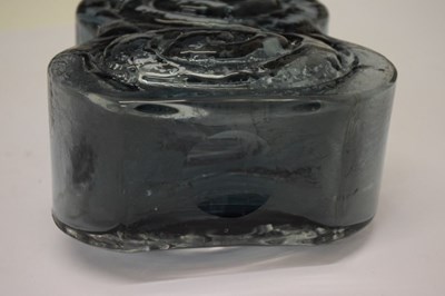 Lot 448 - Geoffrey Baxter for Whitefriars Glass - indigo 'Cello' vase