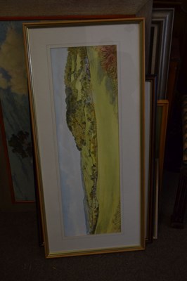 Lot 677 - Quantity of framed watercolours, together with a photographic print