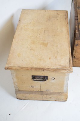 Lot 735 - Two large pine trunks