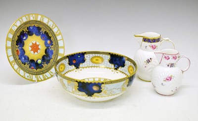 Lot 382 - Royal Worcester 'To Celebrate the Millenium' bowl and plate