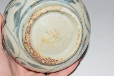 Lot 527 - Nanking cargo cup and saucer and a Chinese provincial vase