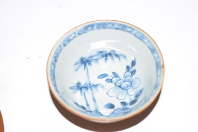 Lot 527 - Nanking cargo cup and saucer and a Chinese provincial vase