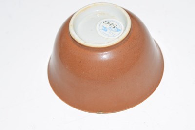 Lot 527 - Nanking cargo cup and saucer and a Chinese provincial vase