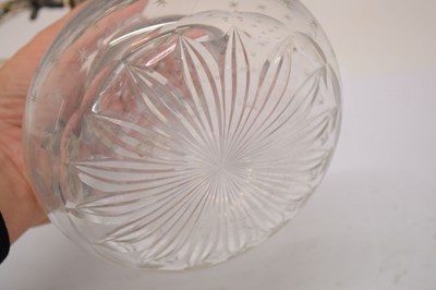 Lot 180 - Victorian silver mounted claret jug