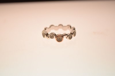 Lot 7 - Clogau silver and rose gold 'Celebration' ring