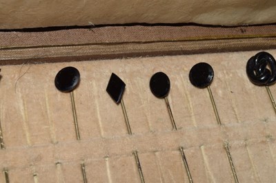 Lot 62 - Cased group stick pins