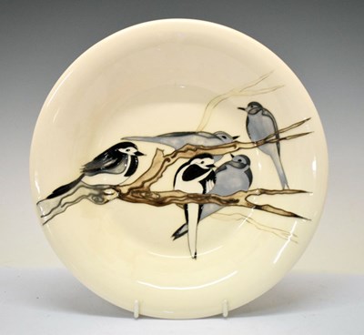 Lot 463 - Moorcroft pottery - 'Dusk Till Dawn' wagtail dish