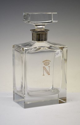 Lot 168 - Modern silver-mounted Napoleon brandy decanter