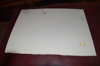 Lot 418 - Reg Gammon watercolour - Lescon, France