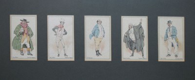 Lot 664 - Two framed Dickens prints/cards