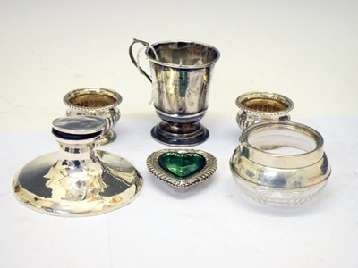 Lot 190 - Quantity of silver items