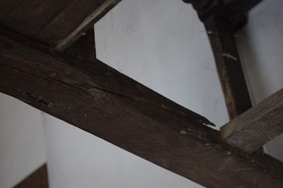Lot 591 - Pair of 17th Century oak Wainscot chairs