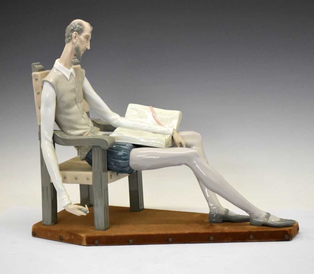 Lot 425 - Lladro porcelain figure -  'Don Quixote' 1030