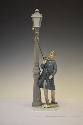 Lot 428 - Lladro porcelain figure - 'Lamplighter', 5205