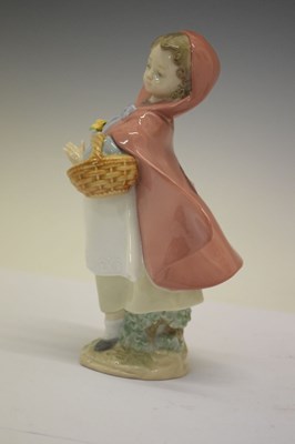 Lot 430 - Lladro porcelain Privilege Gold figure -  'Little Red Riding Hood', 8350