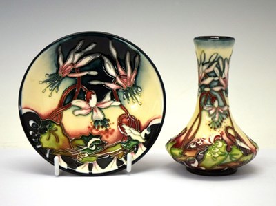 Lot 461 - Moorcroft pottery - Two items'Minuet' pattern pottery, shapes 62/4 and 78/4