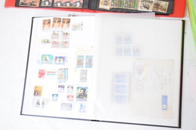Lot 229 - Quantity of GB and World stamps, in two albums and loose