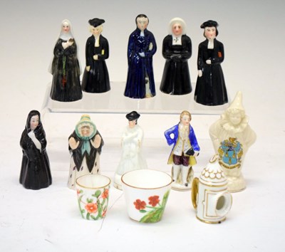 Lot 473 - Collection of novelty ceramic candle snuffers