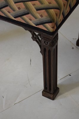 Lot 687 - Chippendale Revival stool