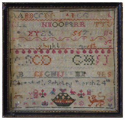 Lot 596 - Victorian sampler