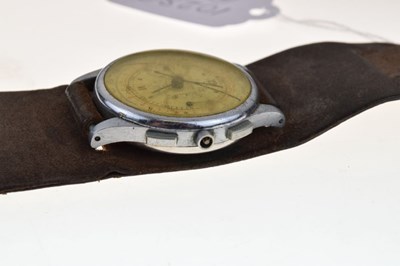Lot 139 - Gentleman’s Universal Geneve Compur Chronograph stainless steel wristwatch
