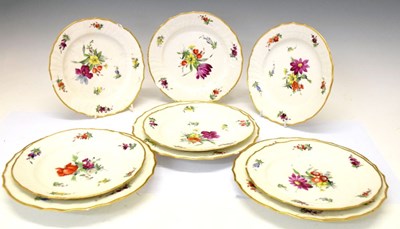 Lot 390 - Collection of Copenhagen dinner plates and salad plates