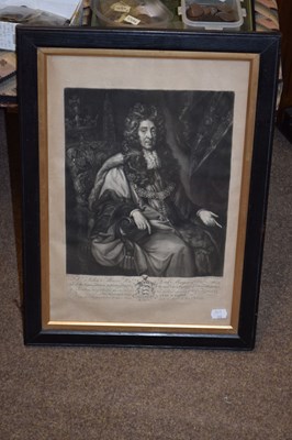 Lot 668 - 18th Century engraving - Sir John Moore, Lord Mayor of London
