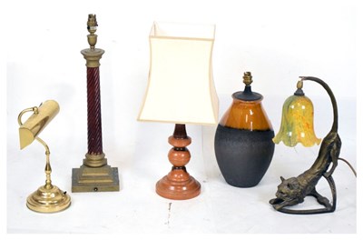 Lot 240 - Quantity of lamps (5)