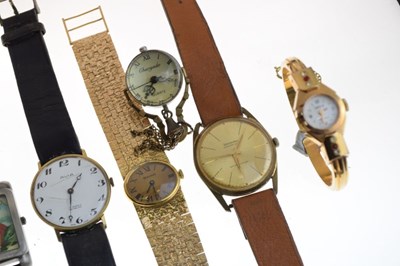 Lot 110 - Group of wristwatches to including; Ingersoll,  Triumph, Avia , Bulova, Smiths Astral etc