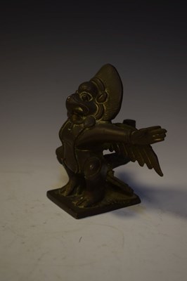 Lot 243 - South Indian metal statue of Garuda
