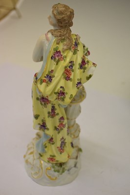 Lot 485 - Two Meissen figures