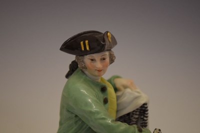 Lot 485 - Two Meissen figures