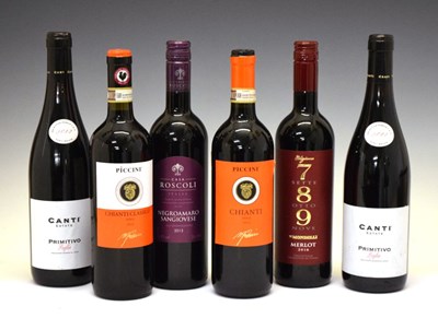 Lot 567 - Six bottles of Italian red wine