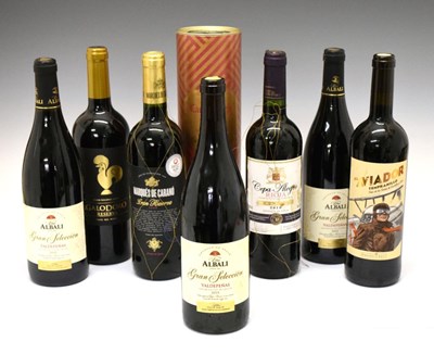 Lot 575 - Eight bottles of Spanish red wine