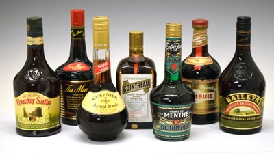 Lot 583 - Wines & Spirits - Seven various bottles of Liquors etc