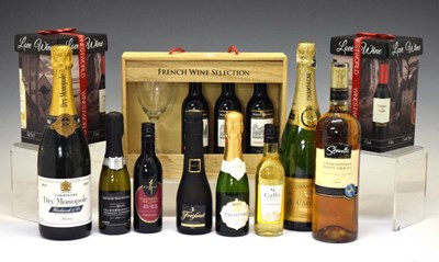 Lot 560 - Two bottles of Champagne, together with a quantity of quarter bottles, box sets etc