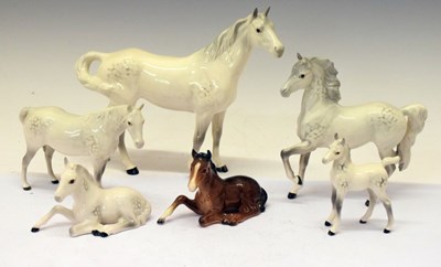 Lot 505 - Six assorted Beswick horses