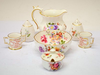 Lot 507 - Small group of Royal Crown Derby 'Derby Posies'