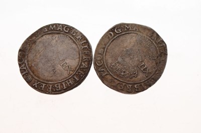 Lot 118 - Coins - Two James I silver shillings