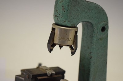 Lot 112 - Omega bench mounted case back opener