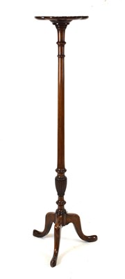 Lot 591 - Edwardian mahogany torchère