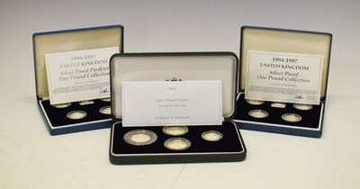 Lot 150 - Three Royal Mint silver coin collections