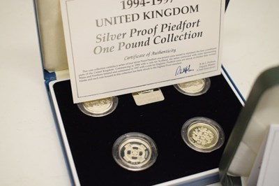 Lot 150 - Three Royal Mint silver coin collections