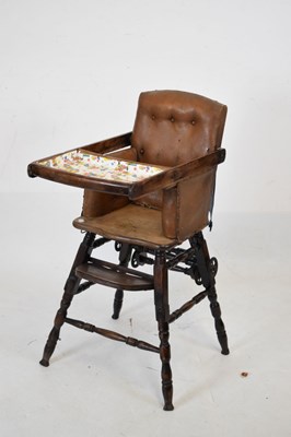Lot 719 - Early 20th Century child's high chair