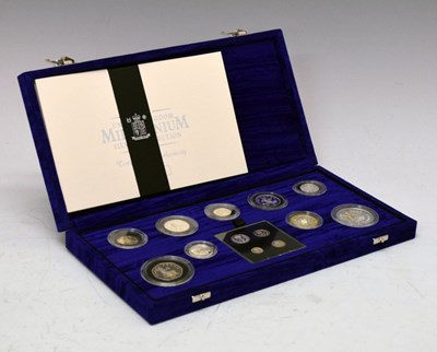 Lot 131 - Coins - Royal Mint - Millennium Silver Collection, 2000