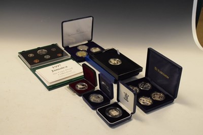 Lot 131 - World coins - Quantity of proof coins in presentation cases including silver and base metal examples