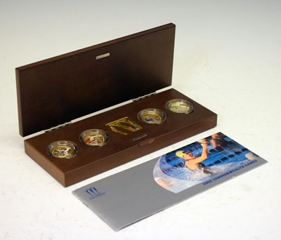 Lot 133 - Coins - Royal Mint 2002 Commonwealth Games silver proof piedfort collection