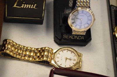 Lot 109 - Quantity of watches to include; Limit, Sekonda, Philip Mercer, etc