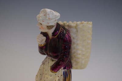 Lot 318 - Early 19th Century Derby (Stevenson & Hancock) porcelain figure